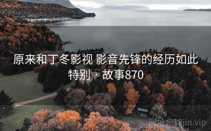 原来和丁冬影视 影音先锋的经历如此特别 · 故事870  第1张
